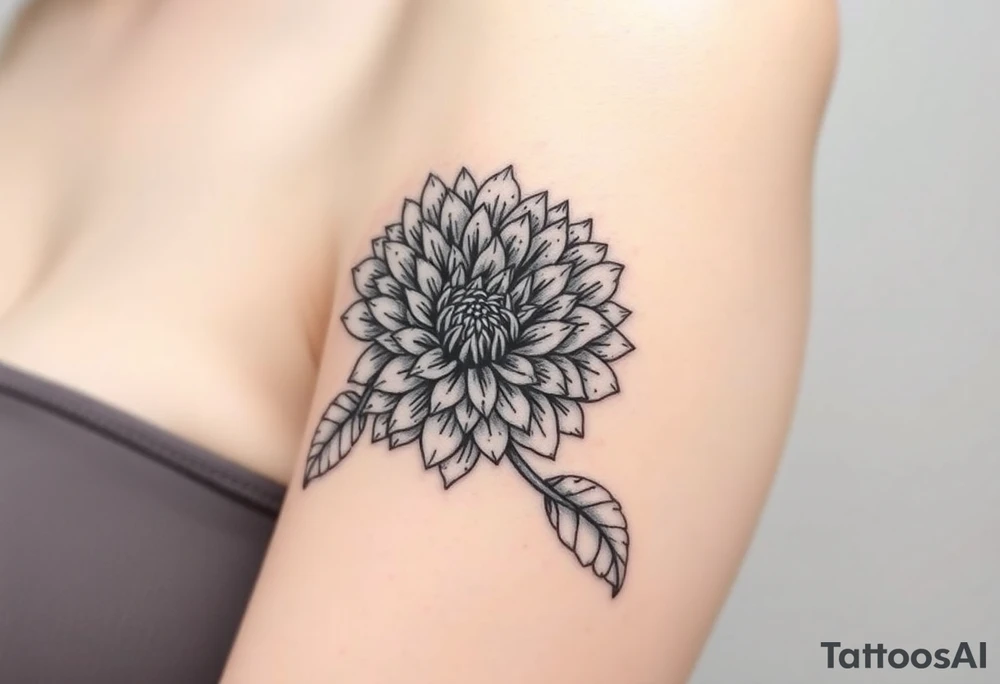 chrysanthemum tattoo idea