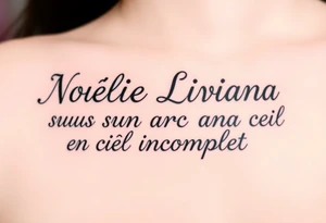 Noélie
Liviana
Luna
sous un arc en ciel incomplet tattoo idea