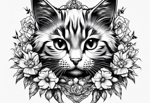 Kitten tattoo idea