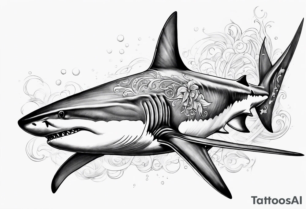Shark tattoo idea