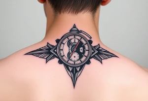 Moto avec un compteur de vitesse tattoo idea