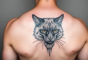 Black Cat tattoo idea