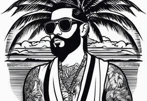 Man Cigar
Palm Tree tattoo idea