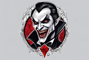 Vampire forearm tattoo design tattoo idea