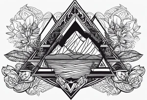 Elements of Trinidad and Canada tattoo idea