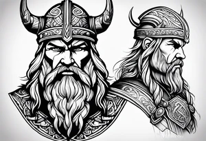 Viking Thor fat tattoo idea