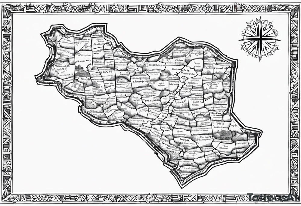 Mapa del territorio argentino que contenga el sol de mayo, ceibo, hornero, la siguiente frase "oid mortales el grito sagrado, libertad! Libertad!". Con orientación bélica y arraigado a la piel. tattoo idea