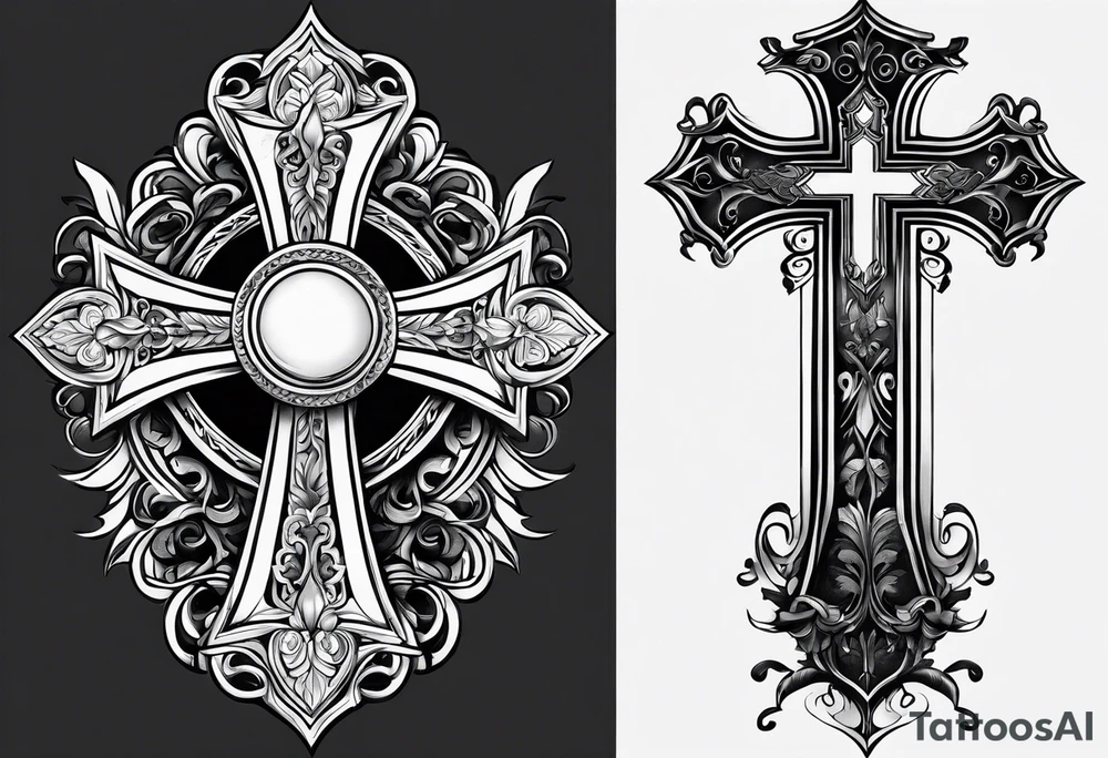 cross tattoo idea