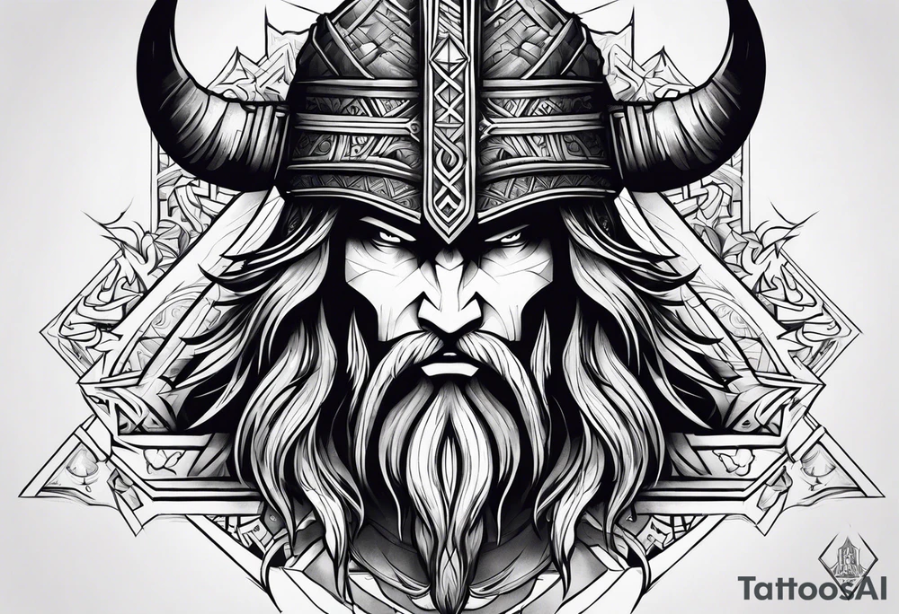 Valhalla fallen warrior tattoo idea