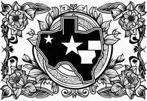 texas pride tattoo idea