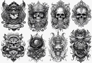 full sleeve mechanical tattoo idea