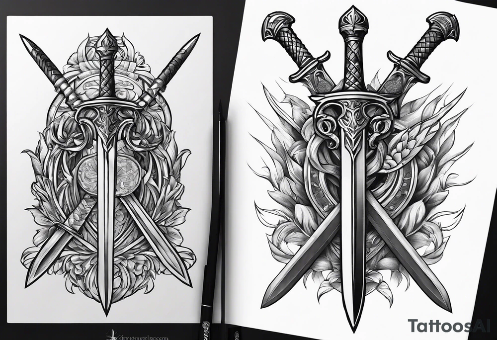 Longclaw sword tattoo idea