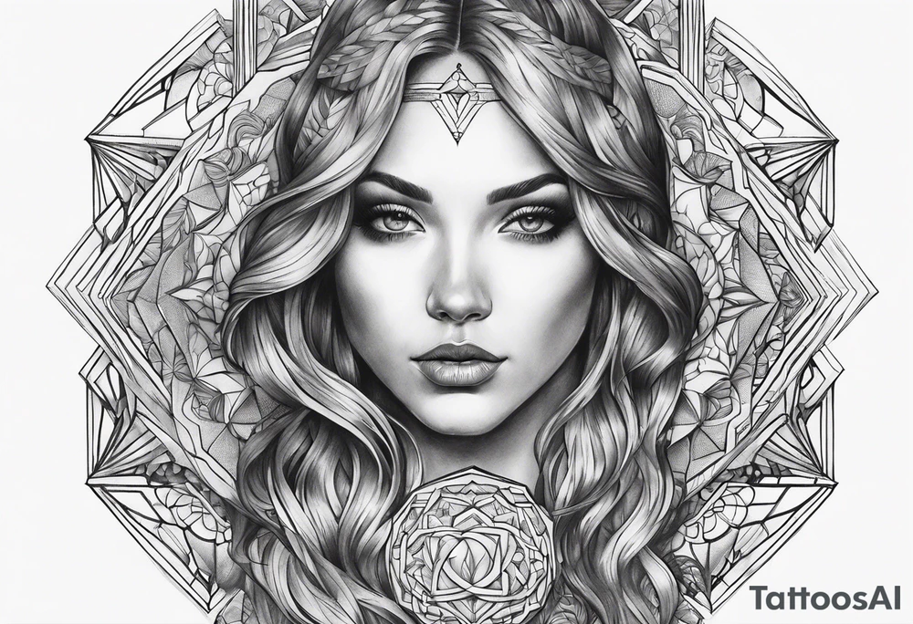 Tesseract tattoo idea