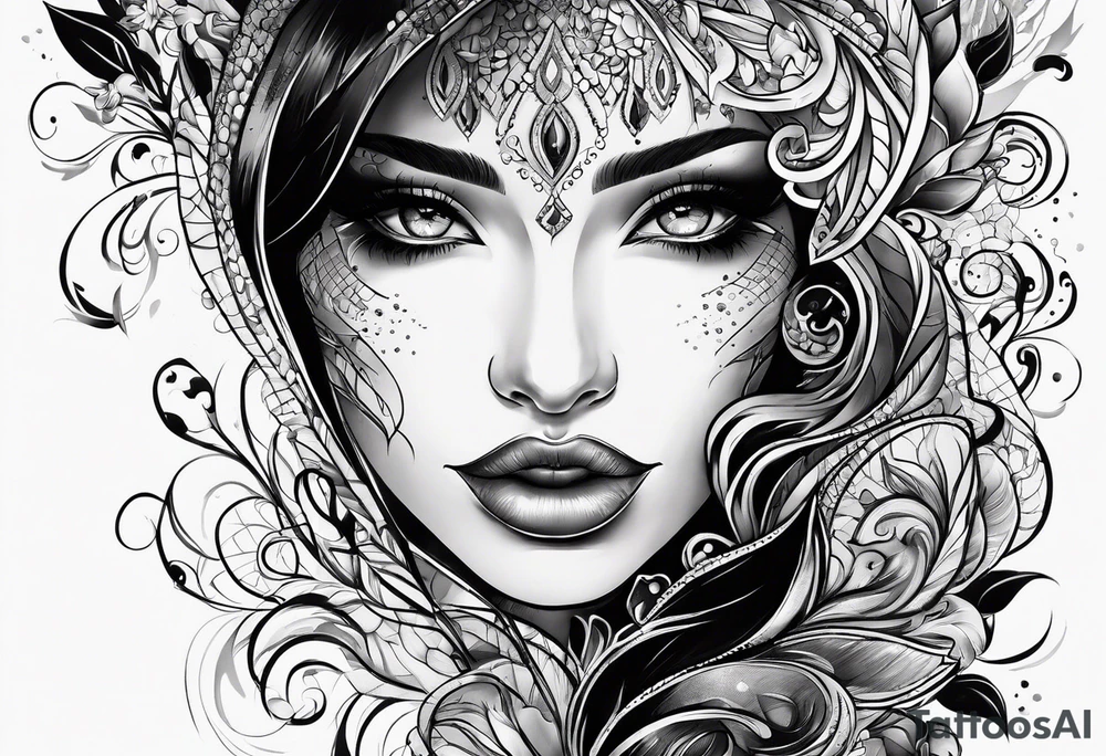 Tears ricocheting tattoo idea