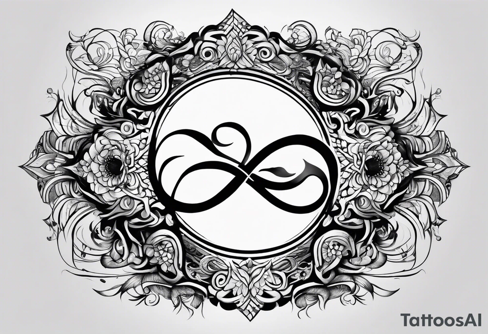 Infinity symbol tattoo idea