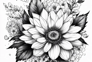 promised neverland Vida flower tattoo idea