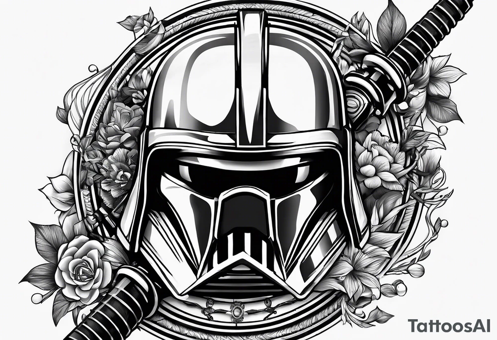 Makes an image that with lightsabers tattoo idea