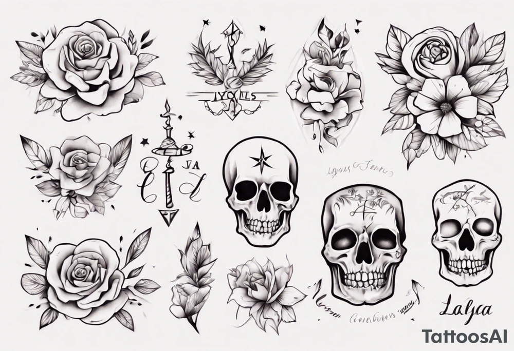 Script font 
Layla Jones tattoo idea