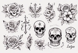 Script font 
Layla Jones tattoo idea