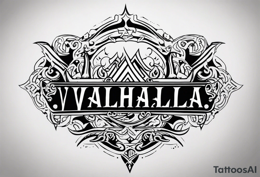 Valhalla tattoo idea