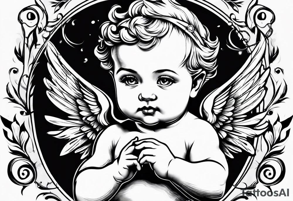 Baby Cupid tattoo idea