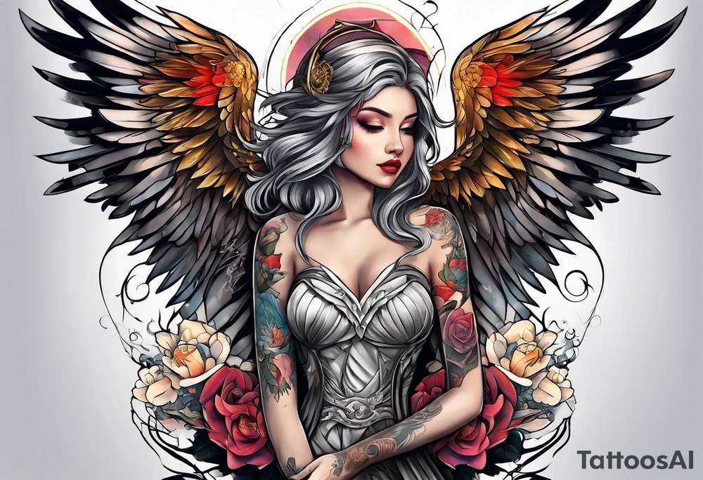 Arc Angel tattoo tattoo idea