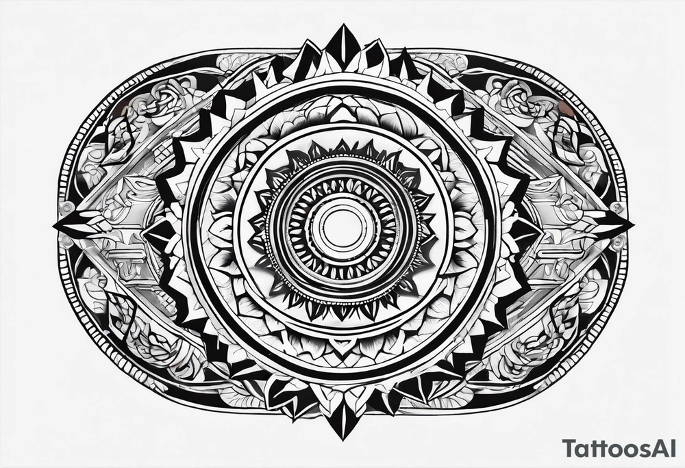 small round tattoo with open in the middle tattoo idea small round tattoo with open in the middle tattoo idea