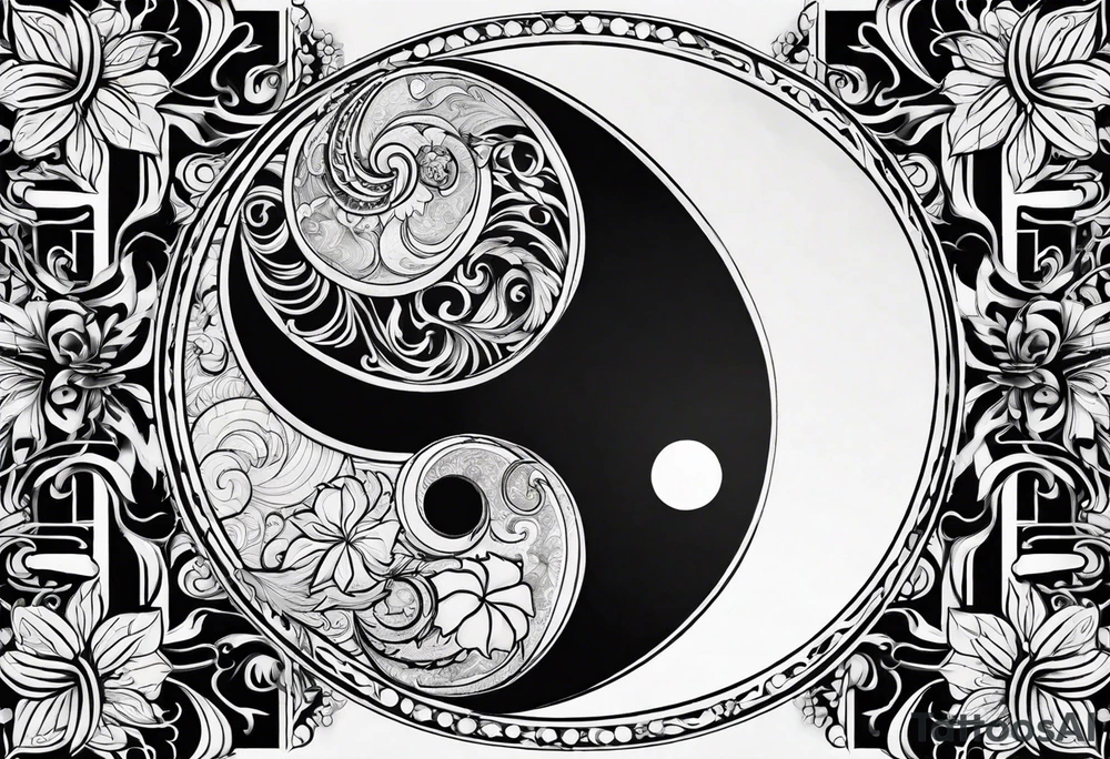 Ying Yang tattoo idea