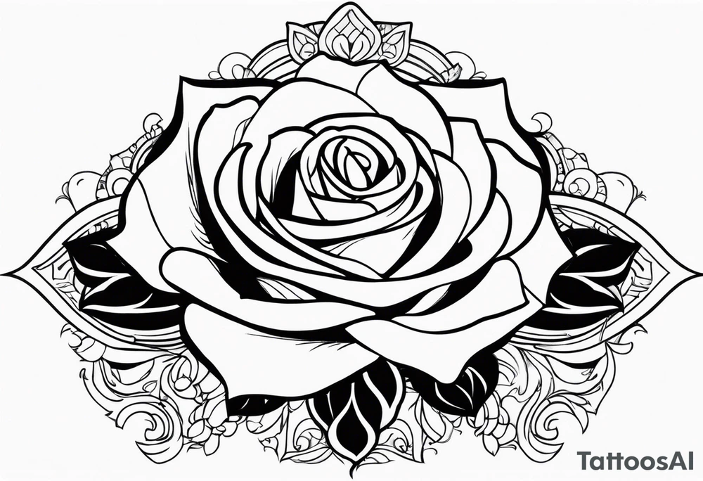 Tattoo the name of my wife Princess Rose Salaya tattoo idea