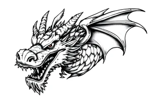 orlando magic Stuff the dragon mascot tattoo idea