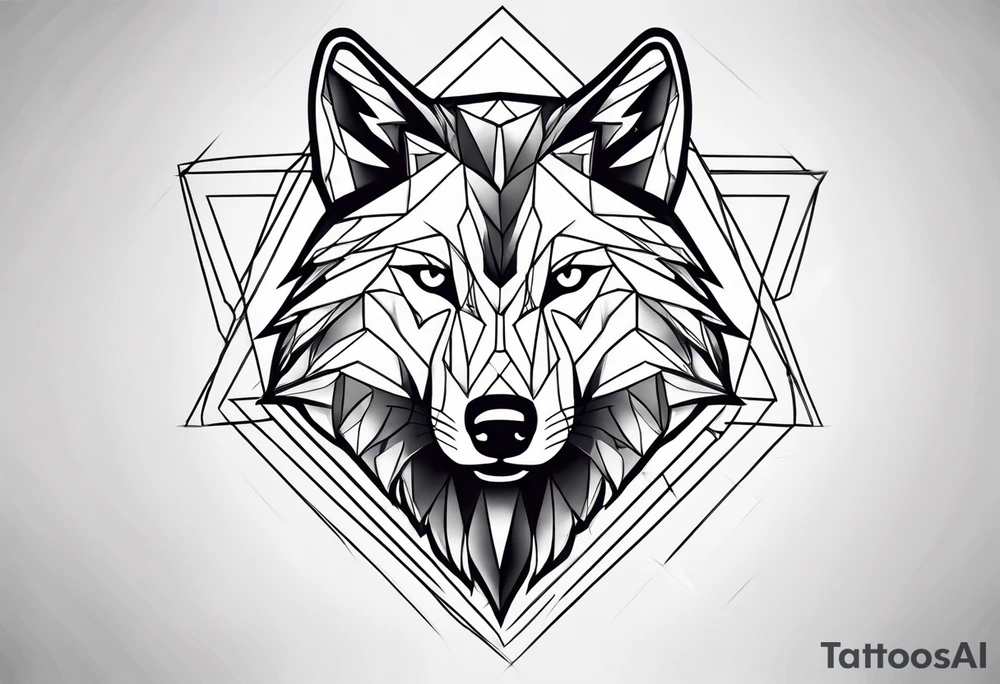 Wolf tattoo idea
