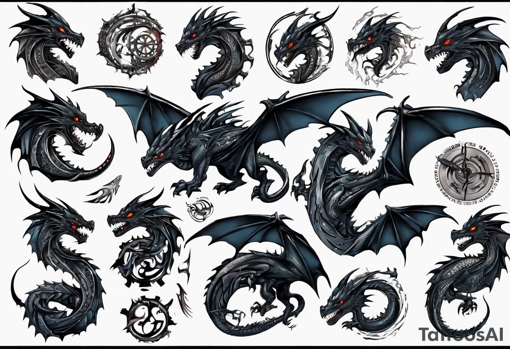 night fury dragon tattoo idea