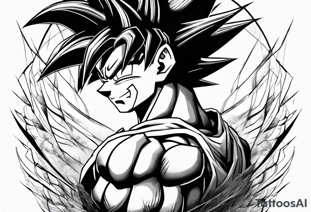 Son Goku tattoo idea