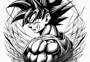 Son Goku tattoo idea