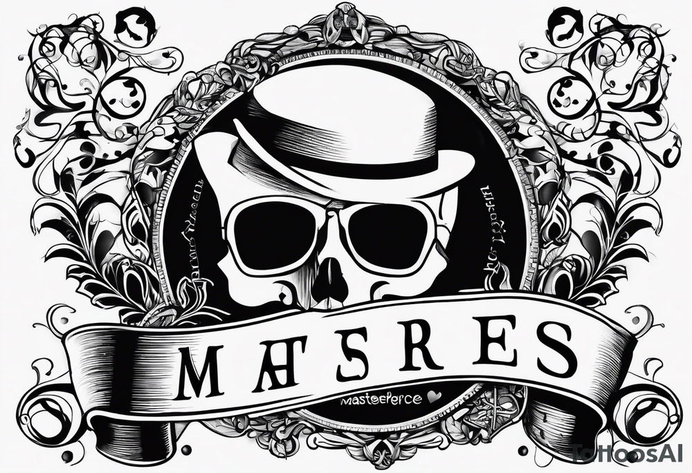 Cheers Mate text, armband +Cancer Ribbon tattoo idea