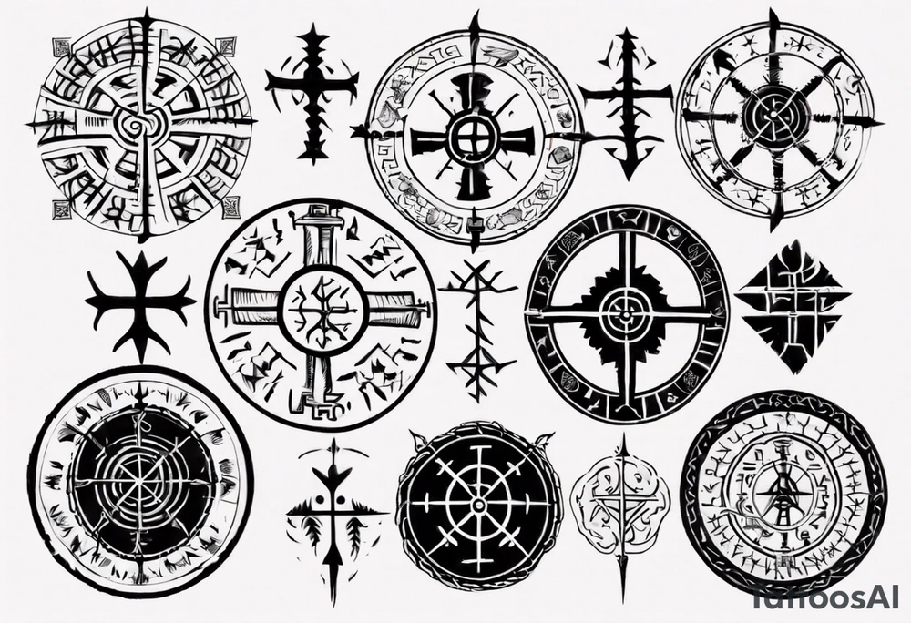 vegvísir tattoo idea