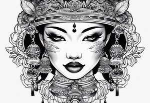Traditional Vietnamese tattoo idea