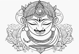 Krishna tattoo idea