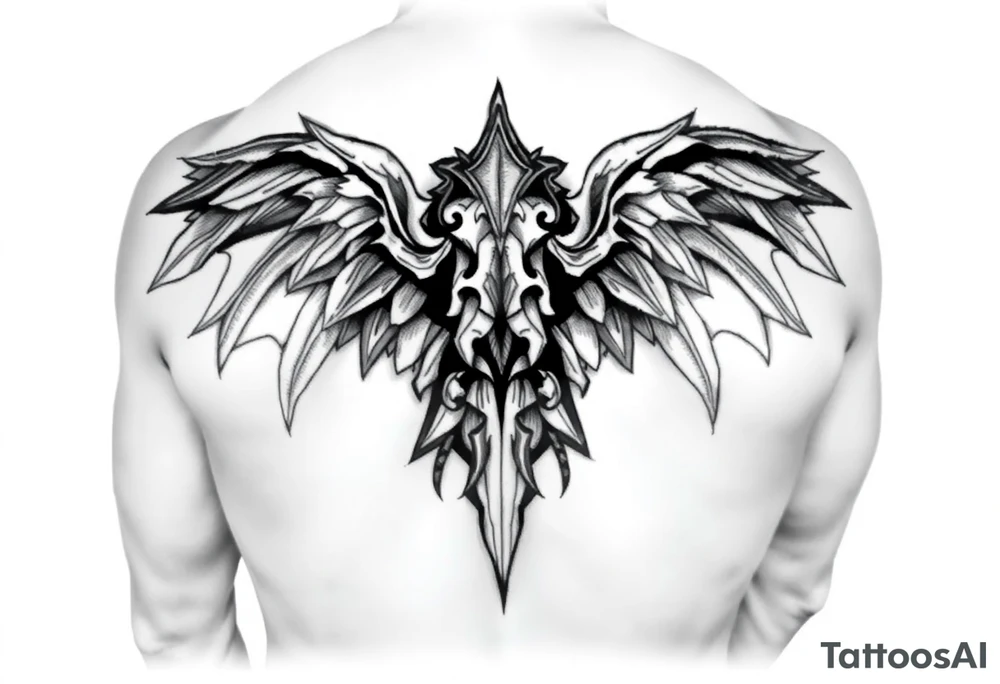 bdsm inspired butt tatto for a man tattoo idea