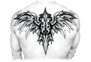 bdsm inspired butt tatto for a man tattoo idea