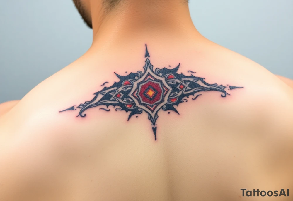 cover up tattoo inspired by the galaxy tattoo idea
