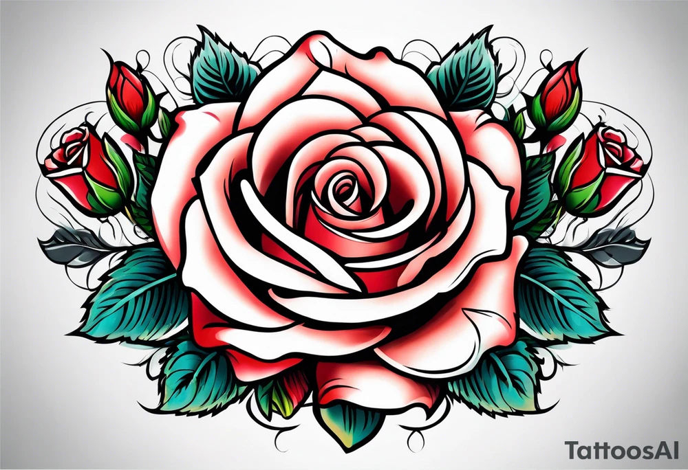 rose tattoo idea