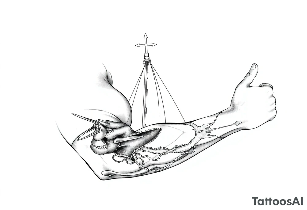 Queen Anne's Revenge tattoo idea