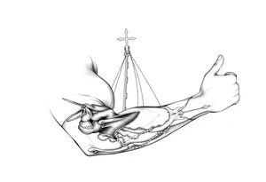 Queen Anne's Revenge tattoo idea