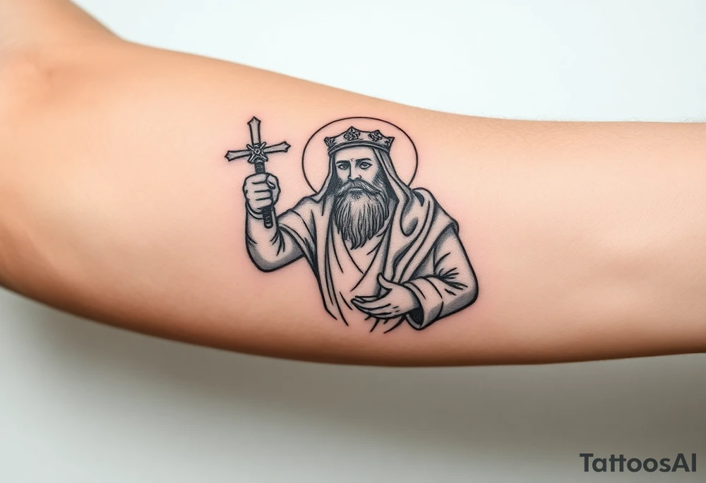 San Judas tattoo idea