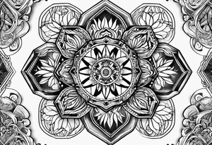 Hexagon tattoo idea
