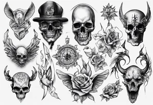 dyr realistic tattoo idea