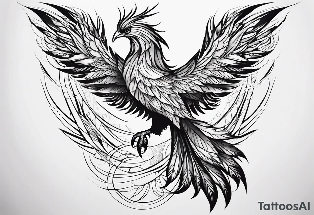 Phoenix tattoo idea
