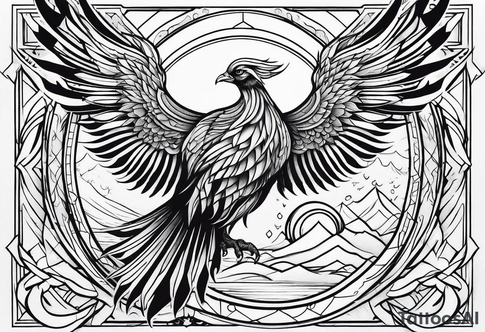 phoenix tattoo idea