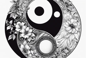 Ying Yang tattoo idea